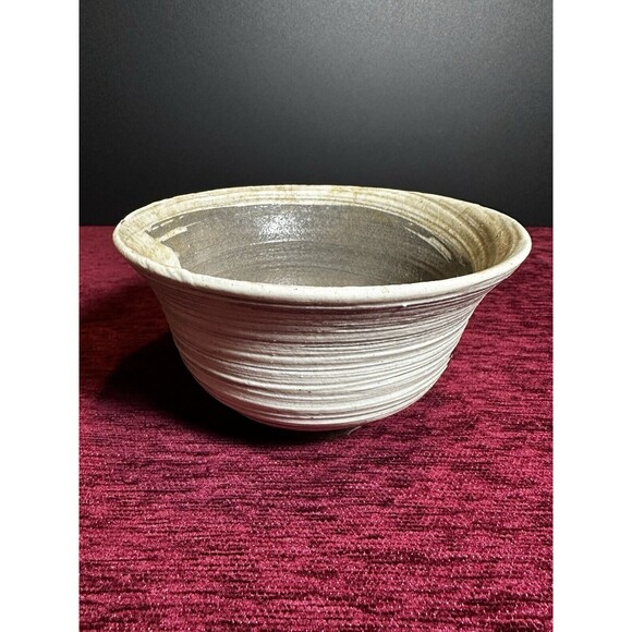 Japanese Matcha Tea Ceremony Bowl Chawan, Hakeme Style, Marked - Picture 10 of 10